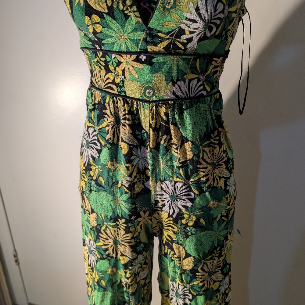 INC International Concepts Green and Yellow Patterned Garment Size XS - Picture 2 of 6